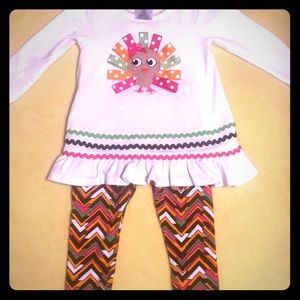12 MO BABY GIRL THANKSGIVING OUTFIT